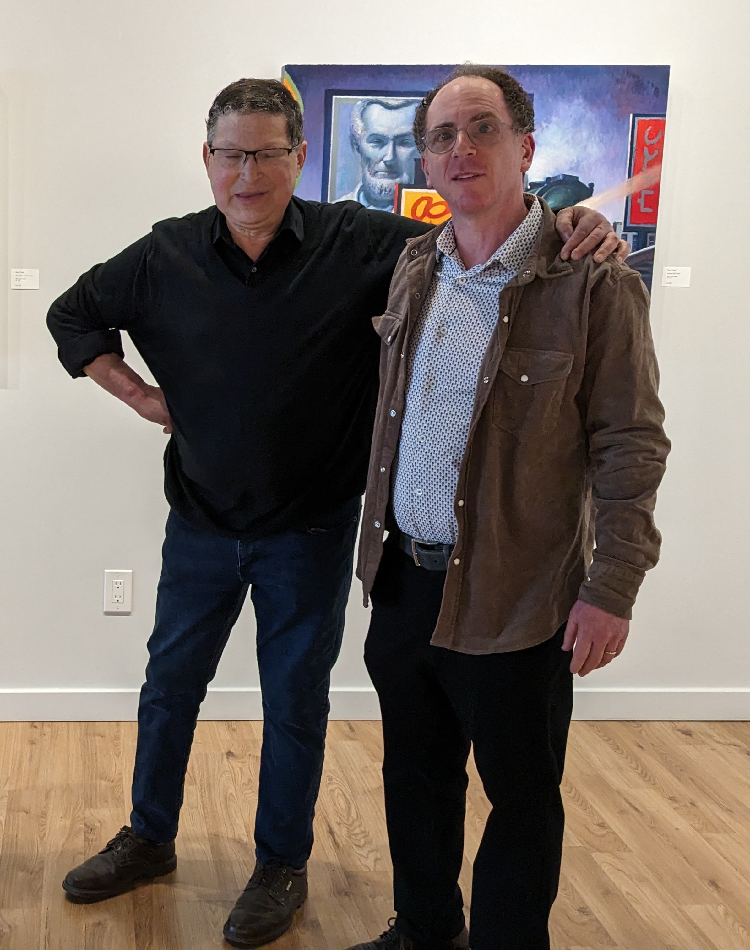 Gary Faigin and Ivan Schneider, April 2024