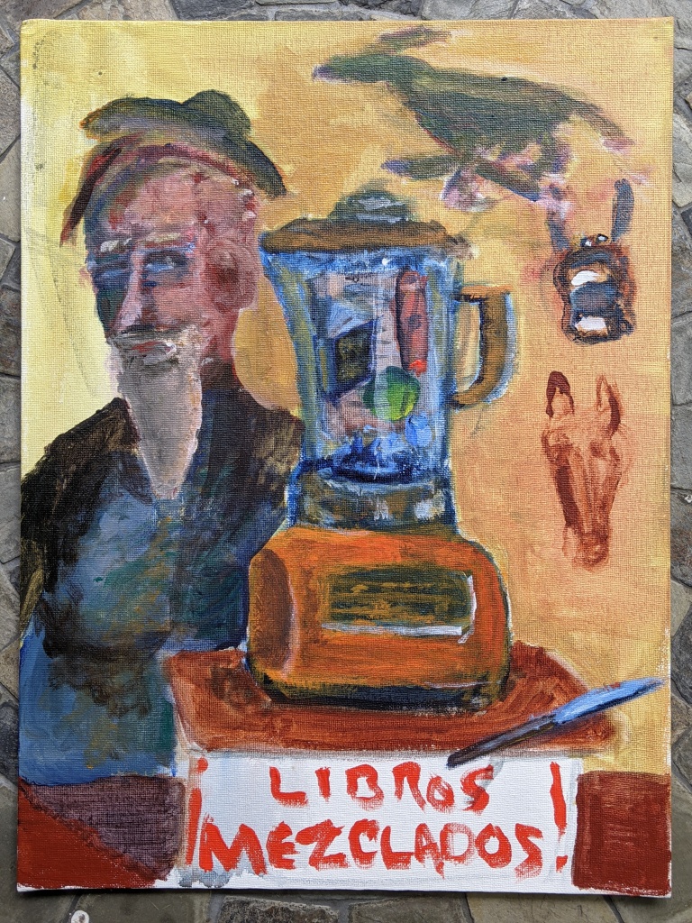 Libros Mezclados painting